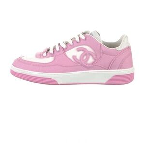Chanel Pink and White Women's Sneakers
